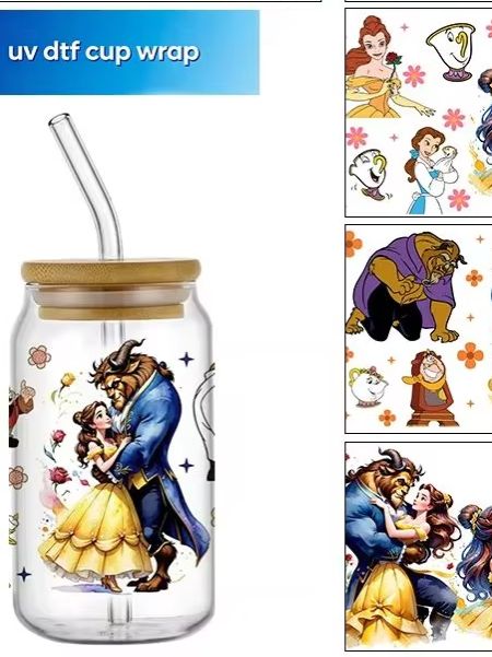 Rdta Tank Glass - Vinilo decorativo para vasos con diseño