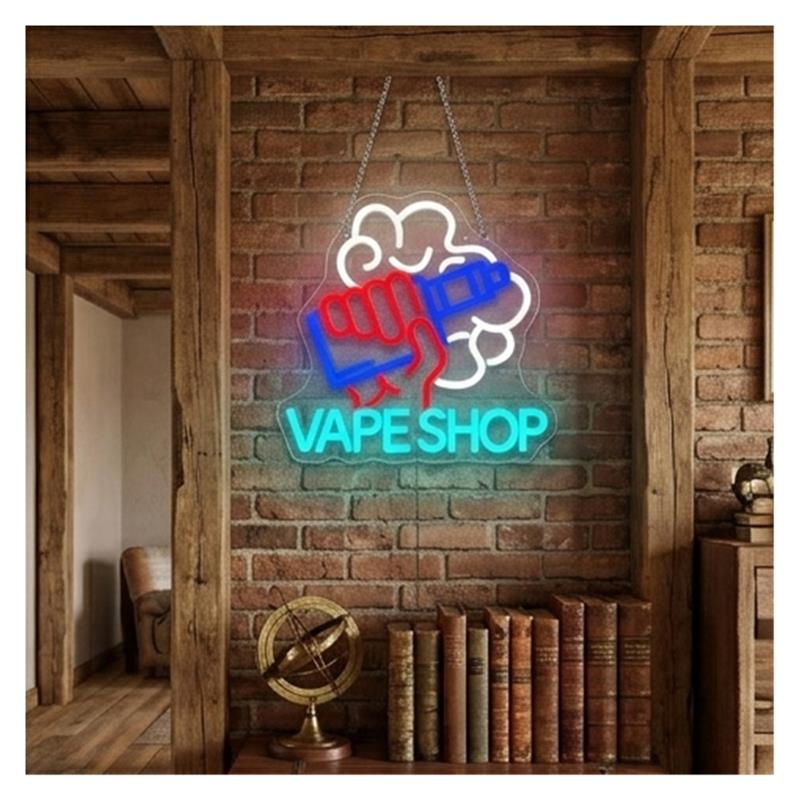 Letrero de neón para vapeo con - Vaping Store reseña y precio